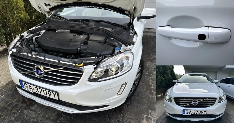 Volvo XC 60 cena 84900 przebieg: 180000, rok produkcji 2016 z Gdynia małe 56